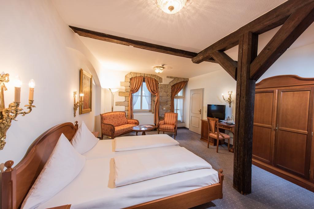 Hotel Goldener Loewe Meissen Exterior foto